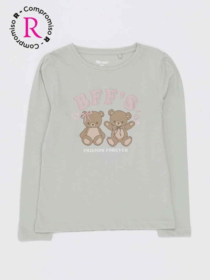 POLERA MANGA LARGA NIÑA HARVEST PUNTA - 3