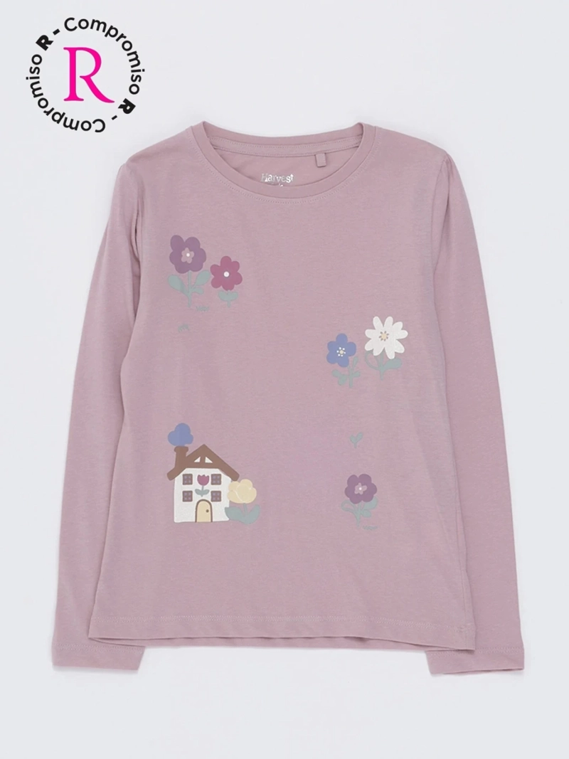 POLERA MANGA LARGA NIÑA HARVEST PUNTA - 3