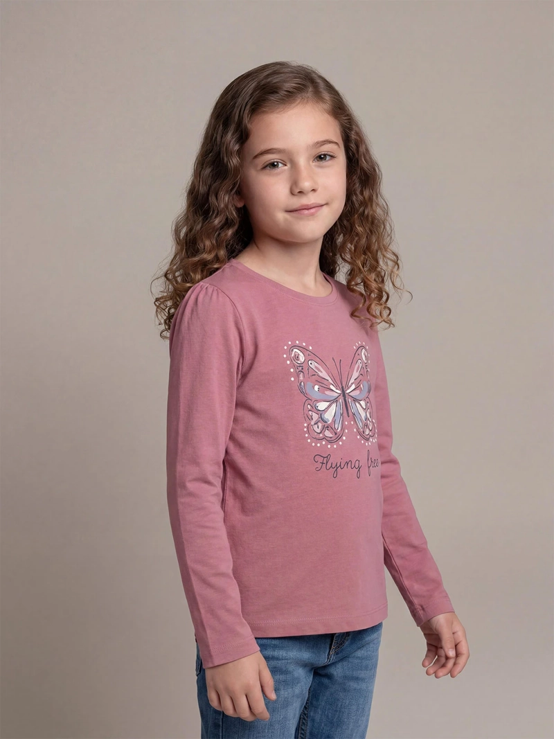 POLERA MANGA LARGA NIÑA HARVEST PUNTA - 1