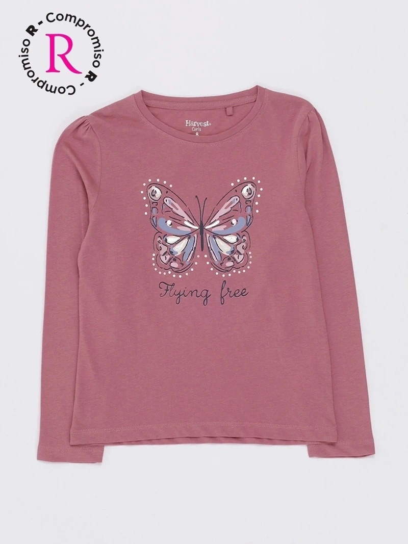 POLERA MANGA LARGA NIÑA HARVEST PUNTA - 3