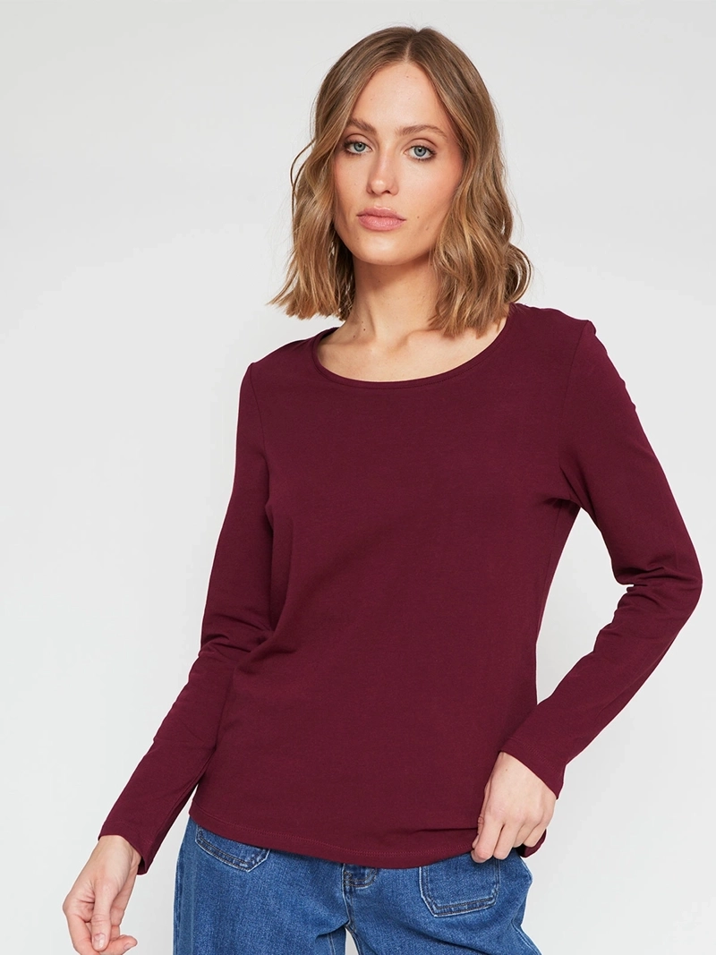 POLERA MUJER MARQUIS ALGODÓN MANGA LARGA - 2