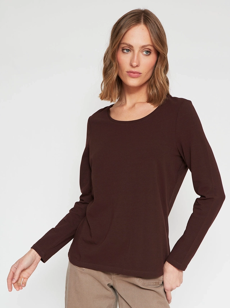 POLERA MUJER MARQUIS ALGODÓN MANGA LARGA - 2