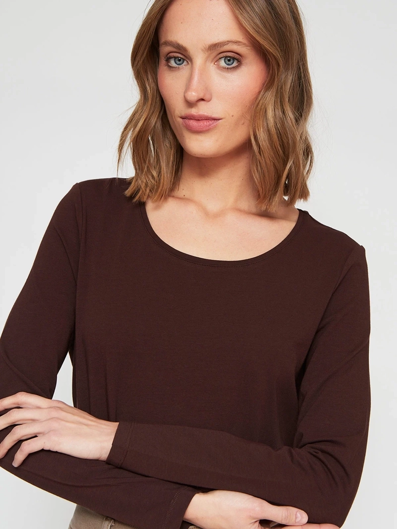 POLERA MUJER MARQUIS ALGODÓN MANGA LARGA - 4