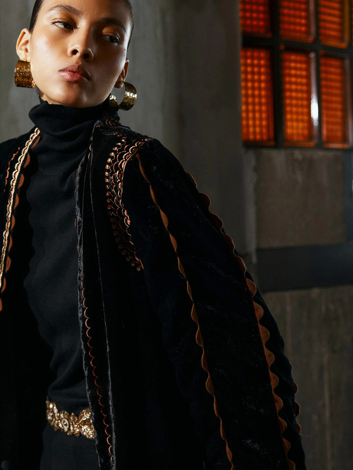 KIMONO MUJER SFERA VELVET - 3