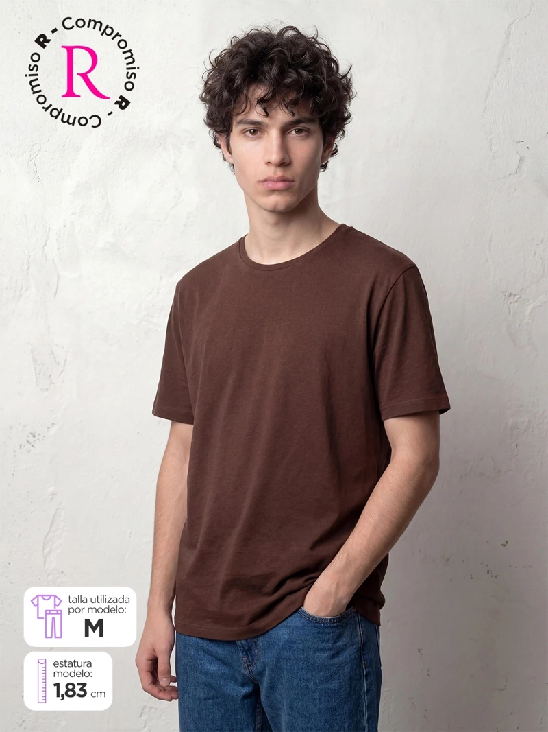 POLERA HOMBRE INDEX ALGODÓN CUELLO REDONDO MANGA CORTA - 1