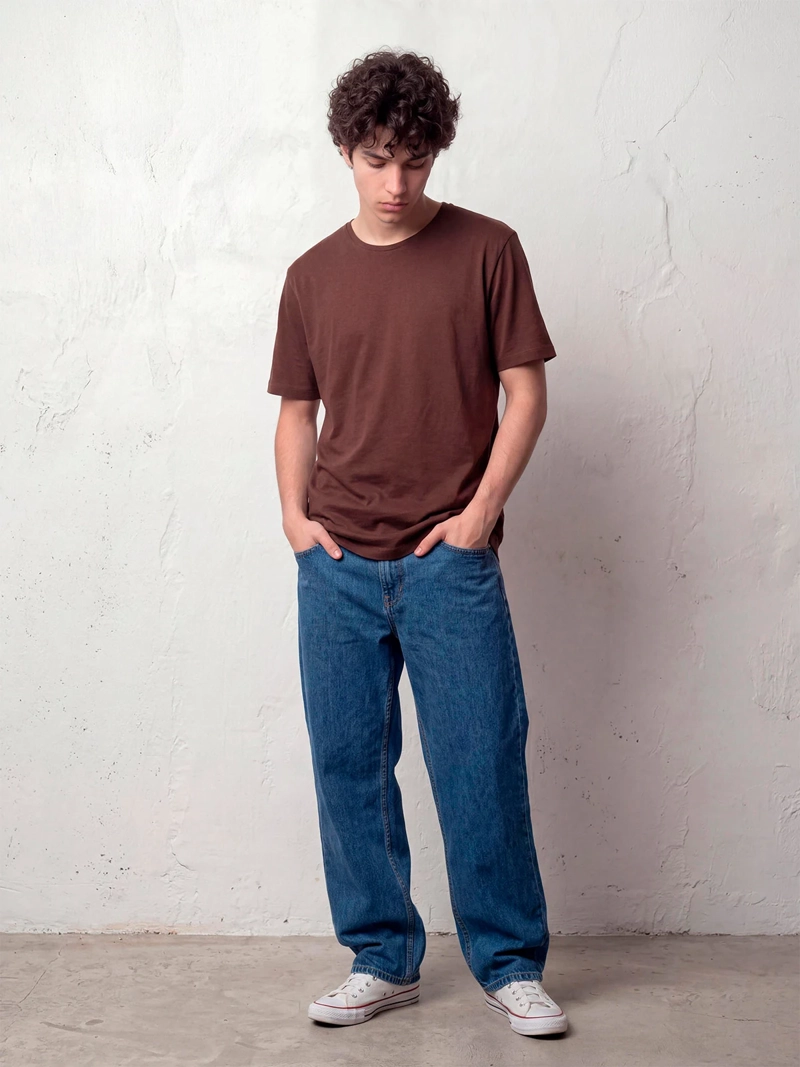POLERA HOMBRE INDEX ALGODÓN CUELLO REDONDO MANGA CORTA - 3