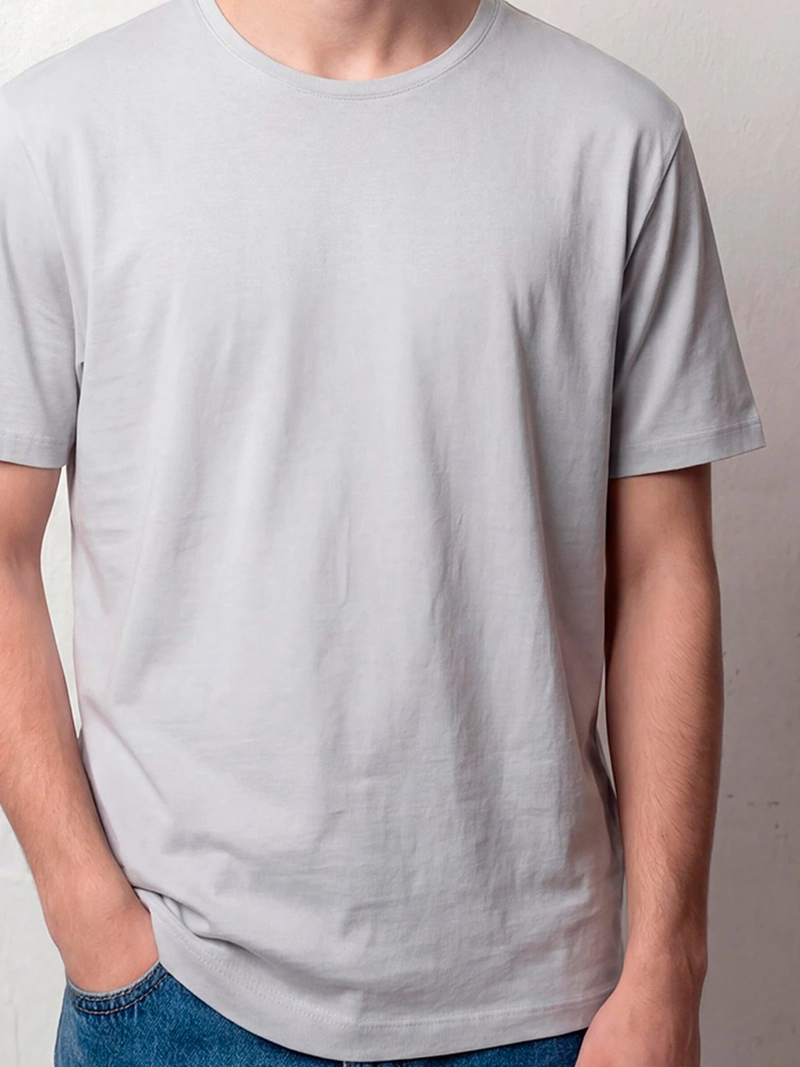 POLERA HOMBRE INDEX ALGODÓN CUELLO REDONDO MANGA CORTA - 4