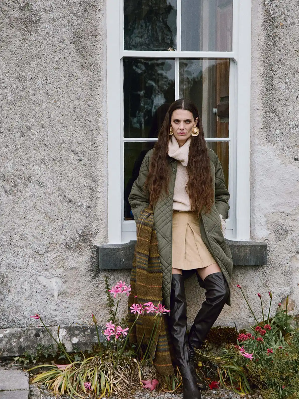 FALDA MUJER SFERA SUEDE CORTA - 1