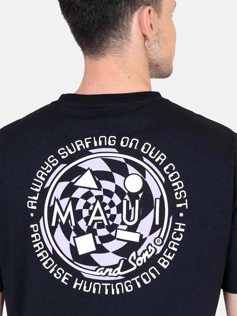 POLERA HOMBRE MAUI AND SONS ALGODÓN MANGA CORTA - 4