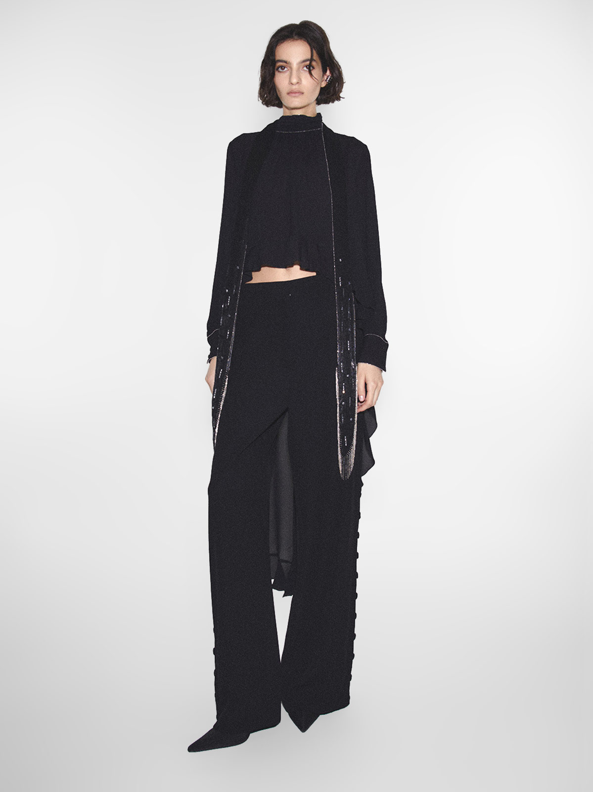 BLUSA MUJER SFERA MANGA LARGA CAPA - 7
