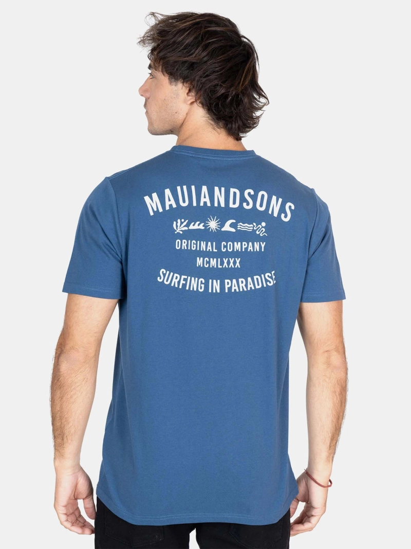POLERA HOMBRE MAUI AND SONS ALGODÓN MANGA CORTA - 2