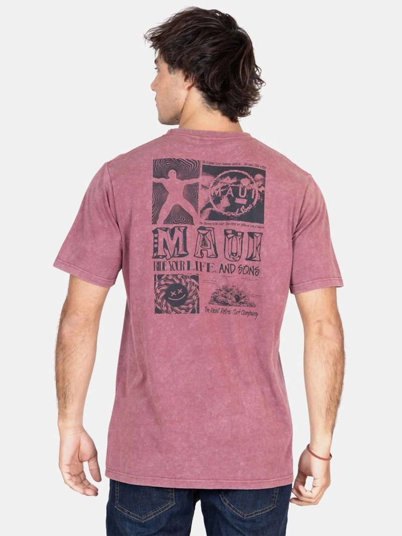 POLERA HOMBRE MAUI AND SONS ALGODÓN MANGA CORTA - 2