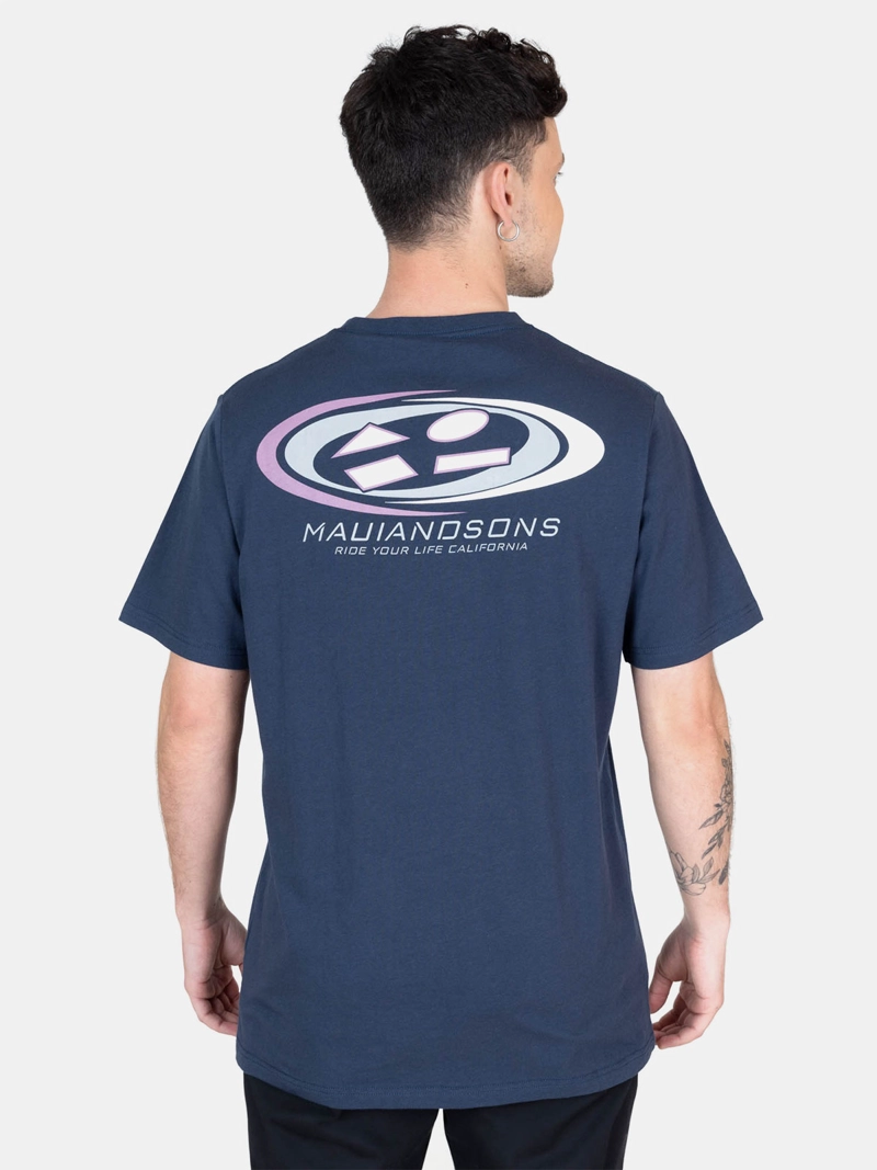 POLERA HOMBRE MAUI AND SONS ALGODÓN MANGA CORTA - 2