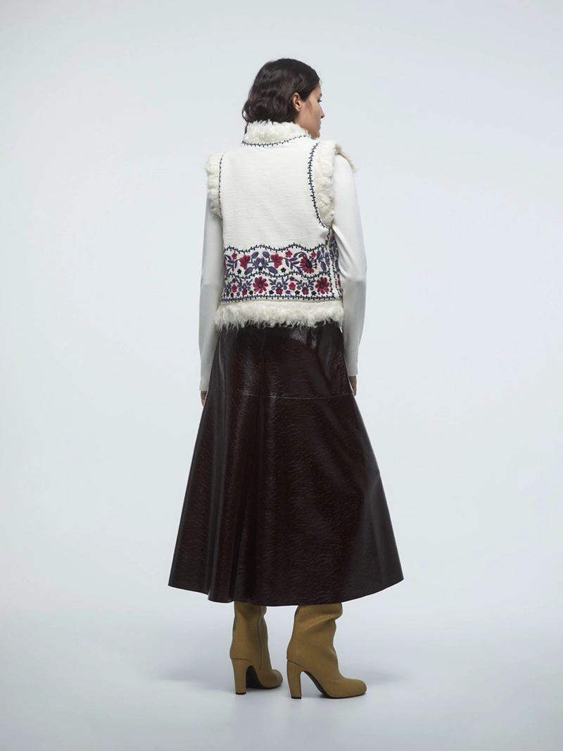 CHAQUETA MUJER SFERA ALGODÓN SIN MANGAS - 4