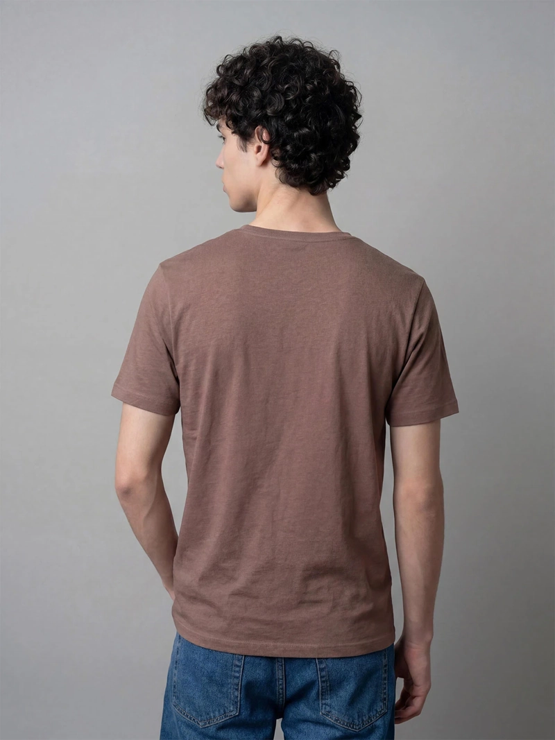 POLERA HOMBRE INDEX ALGODÓN CUELLO EN V MANGA CORTA - 2