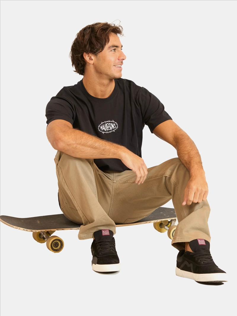 POLERA HOMBRE MAUI AND SONS ALGODÓN MANGA CORTA - 4