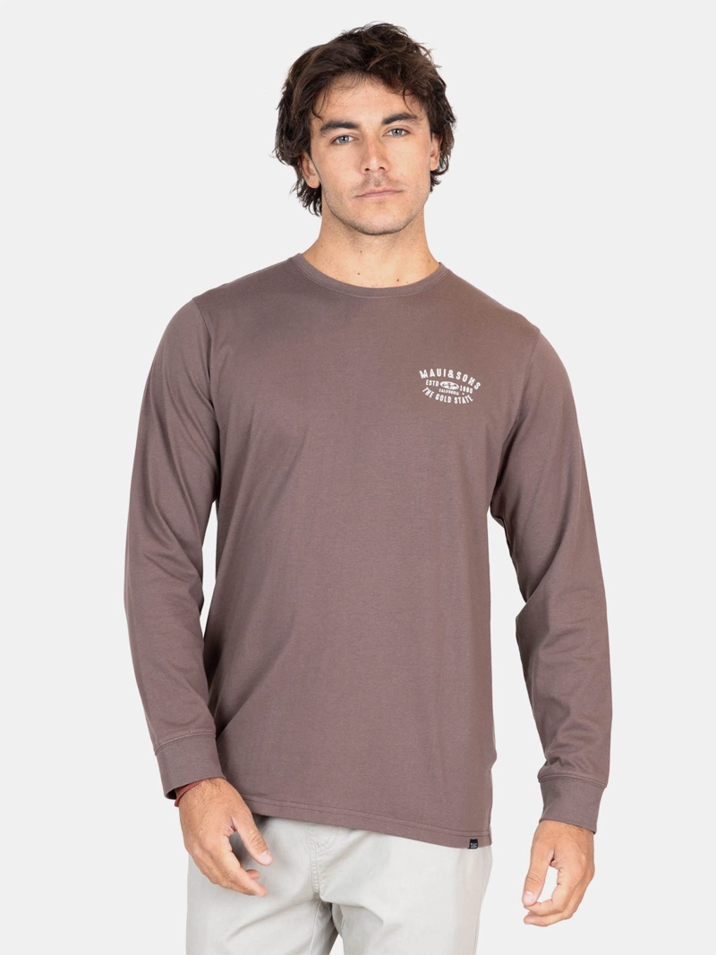 POLERA HOMBRE MAUI AND SONS ALGODÓN MANGA LARGA - 1