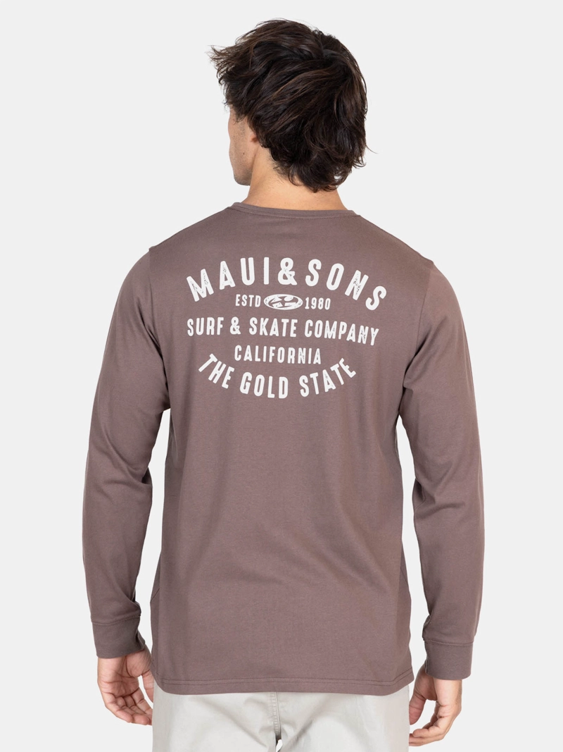 POLERA HOMBRE MAUI AND SONS ALGODÓN MANGA LARGA - 2