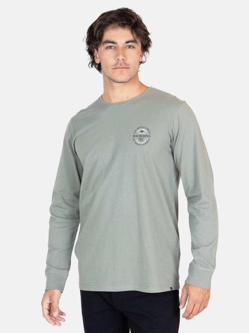 POLERA HOMBRE MAUI AND SONS ALGODÓN MANGA LARGA - 1