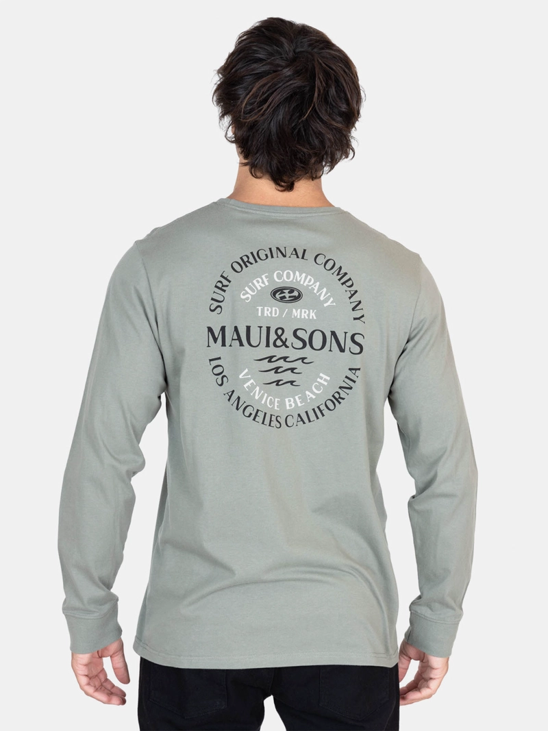 POLERA HOMBRE MAUI AND SONS ALGODÓN MANGA LARGA - 2
