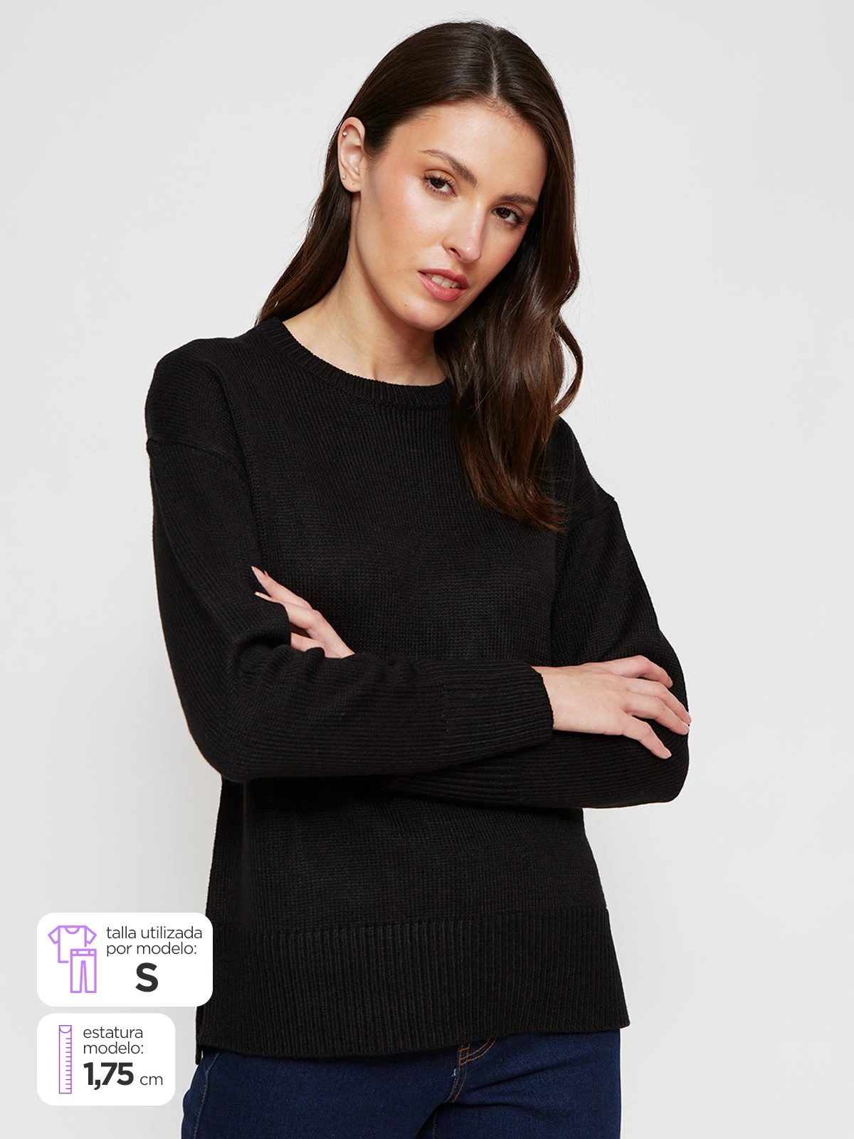 SWEATER MUJER SFERA LISO - 1