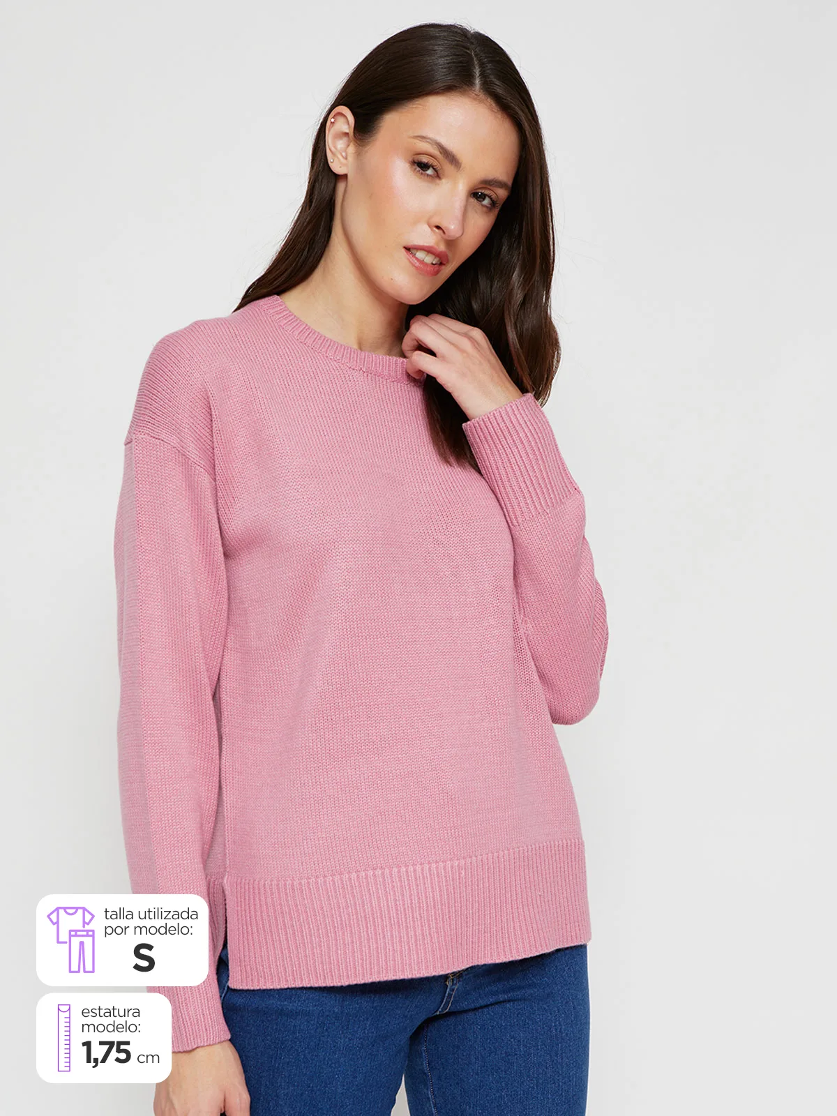 SWEATER MUJER SFERA LISO - 1