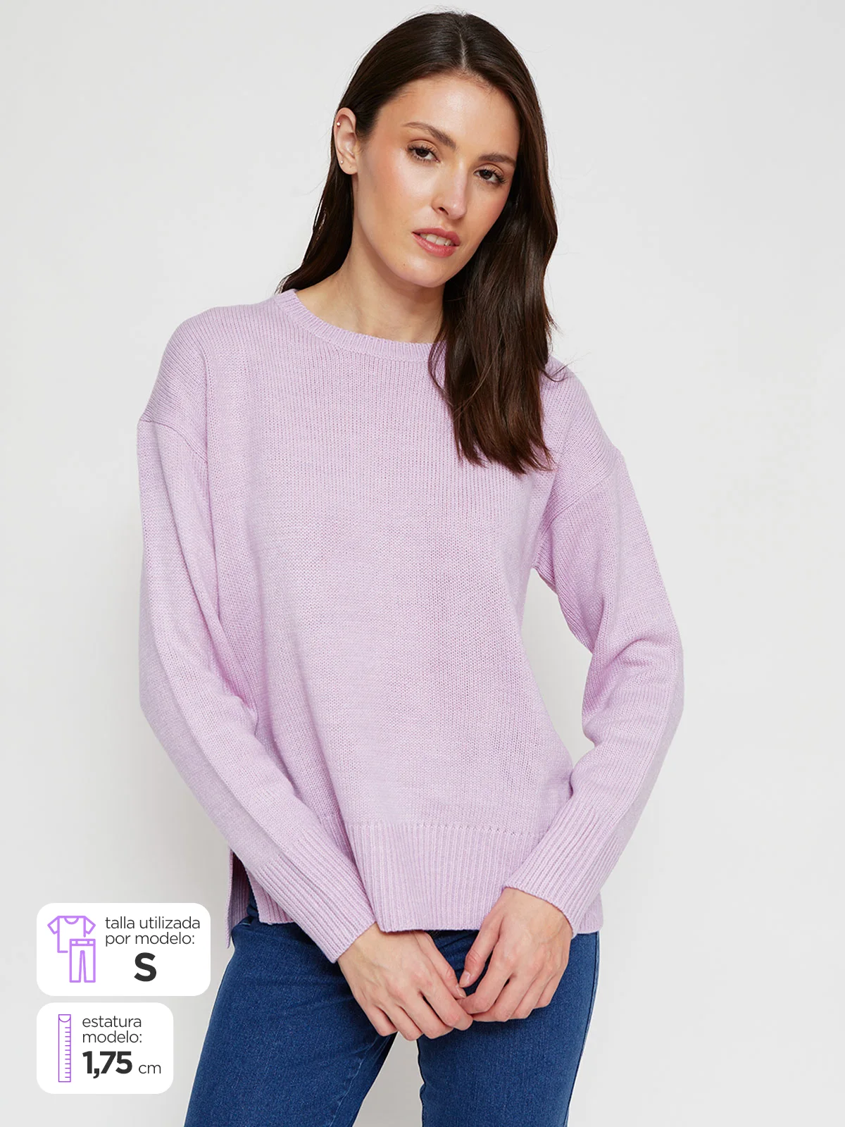 SWEATER MUJER SFERA LISO - 1