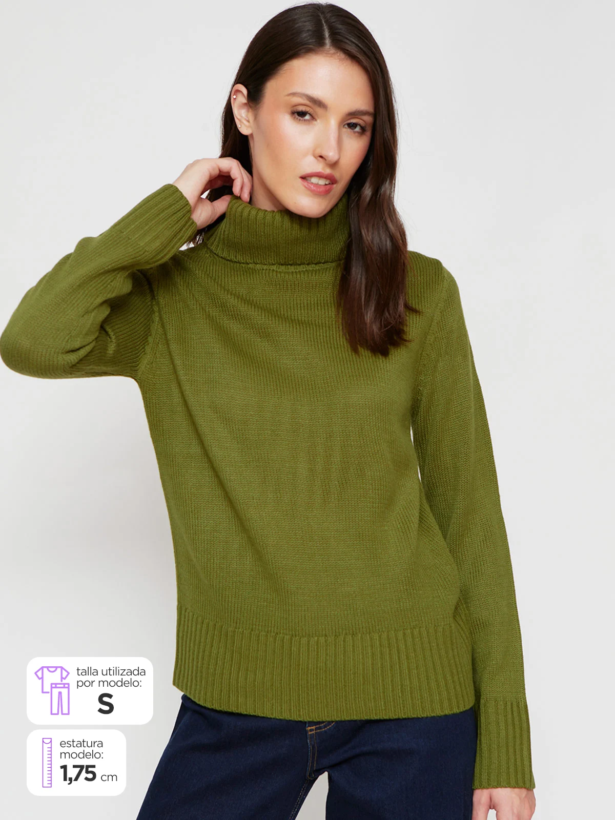 SWEATER MUJER SFERA LISO - 1