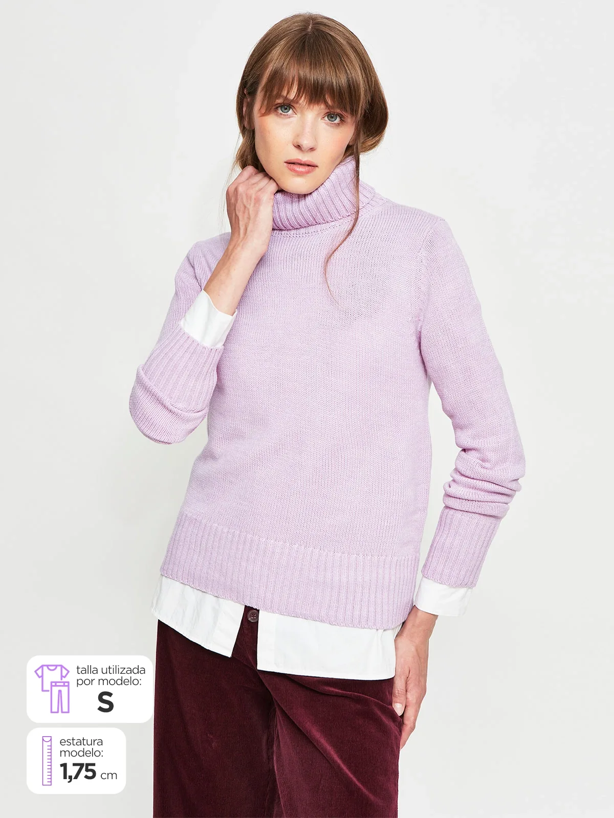 SWEATER MUJER SFERA LISO - 1