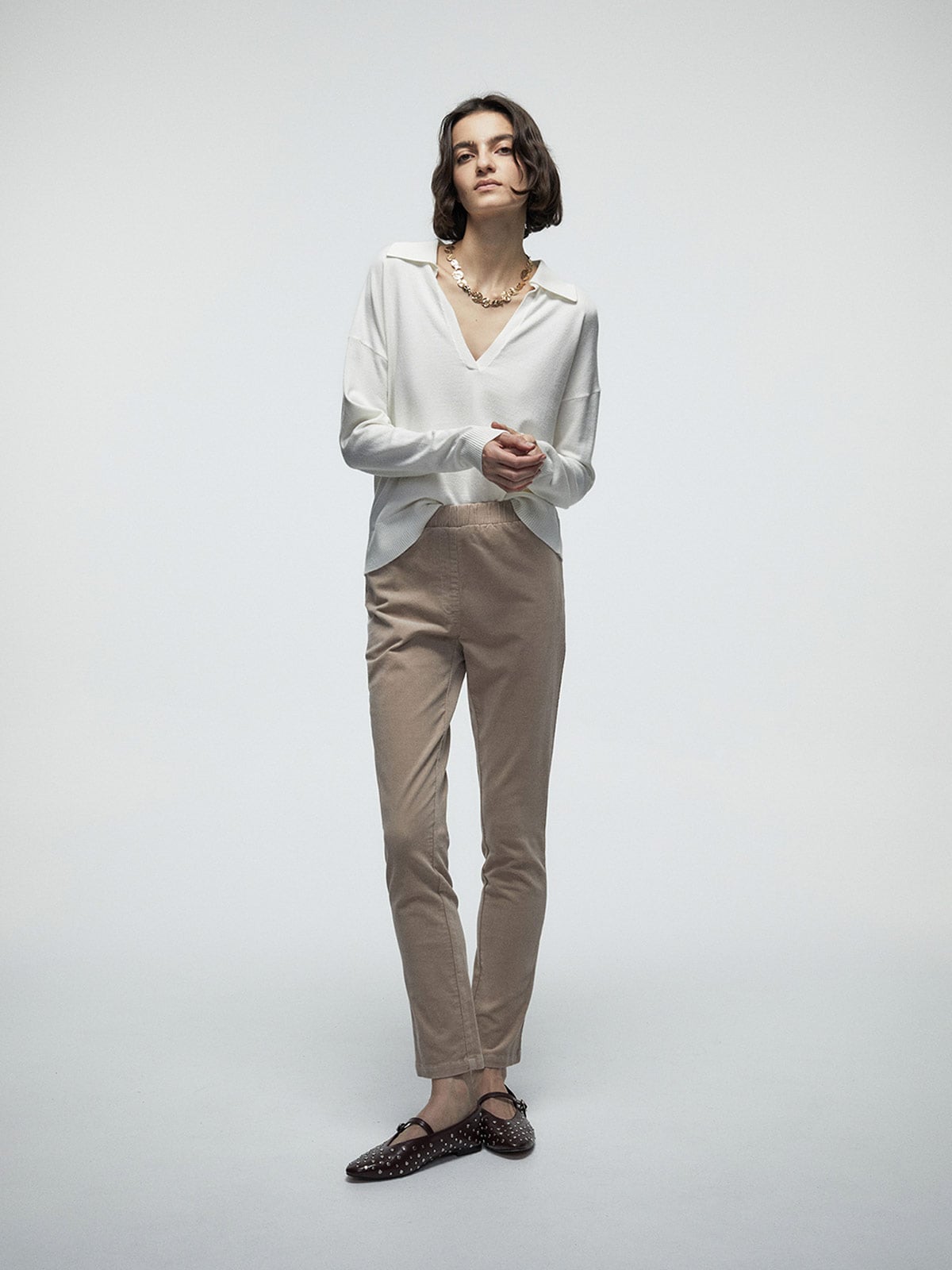 PANTALÓN MUJER SFERA ALGODÓN  - 2