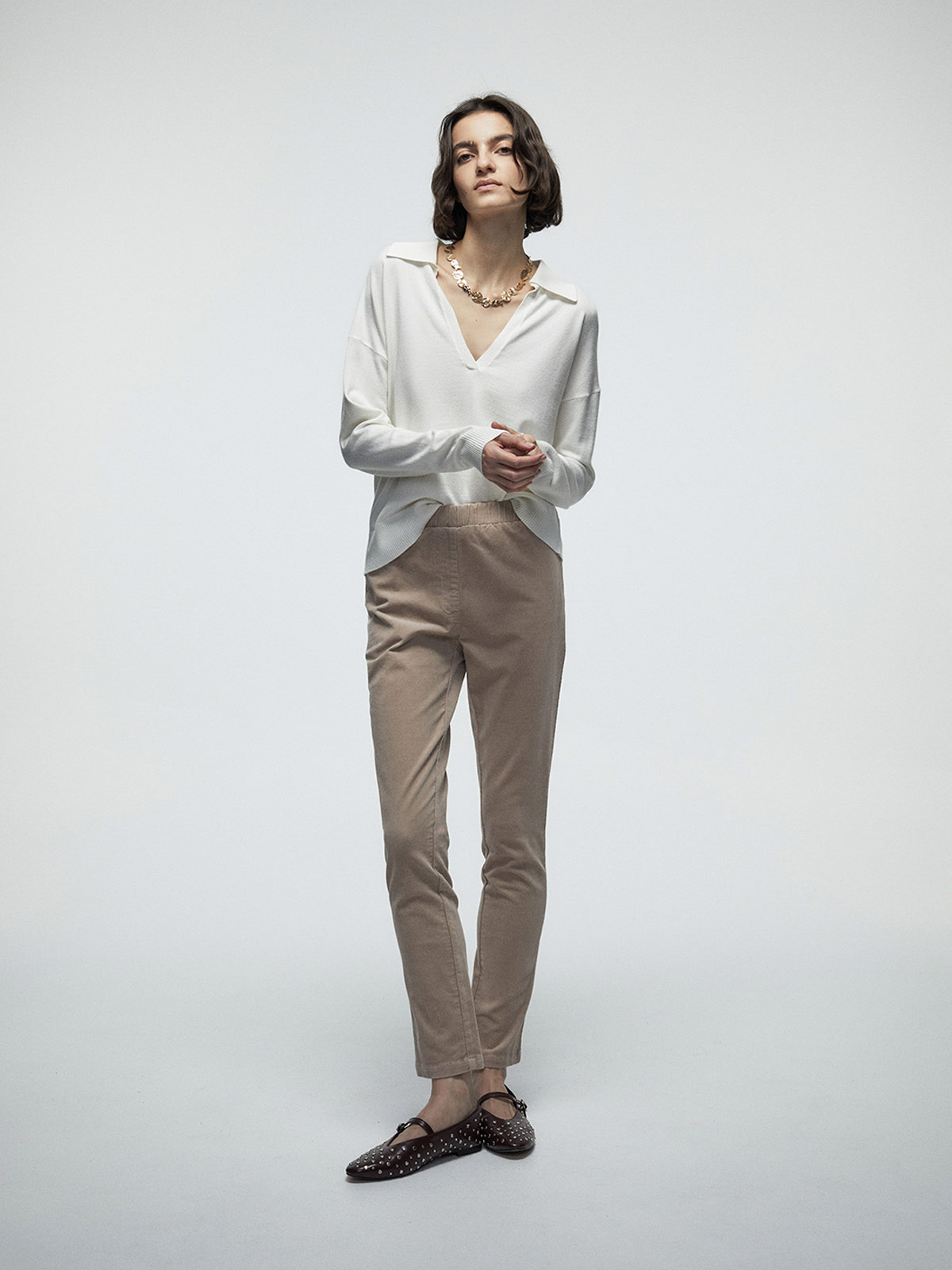 PANTALÓN MUJER SFERA ALGODÓN  - 2