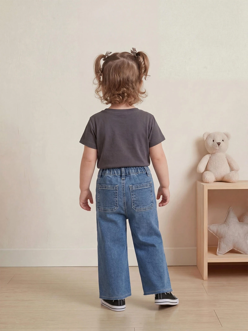 JEANS NIÑA BABY HARVEST ALGODÓN ANCHO - 2