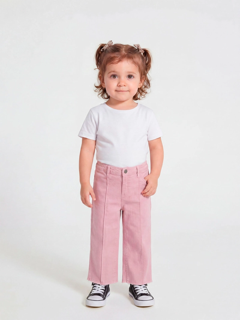 JEANS NIÑA BABY HARVEST ALGODÓN ANCHO - 1