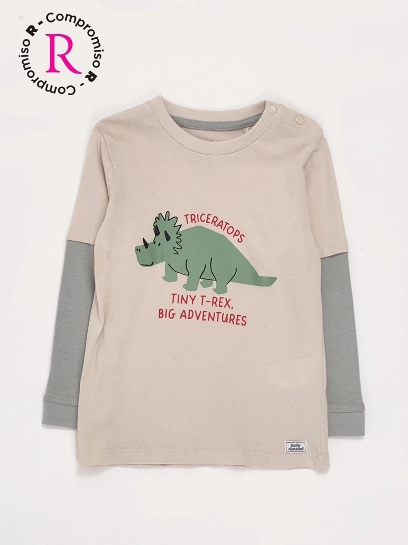 POLERA MANGA LARGA NIÑO BABY HARVEST DOBLE - 3