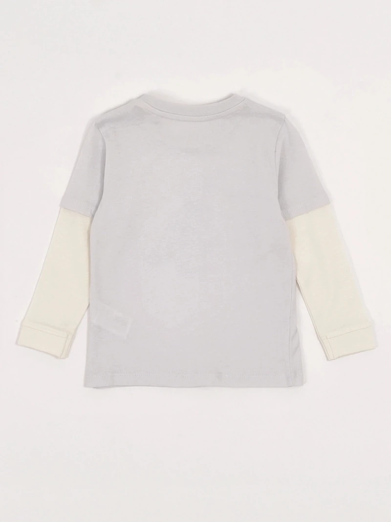 POLERA MANGA LARGA NIÑO BABY HARVEST DOBLE - 4
