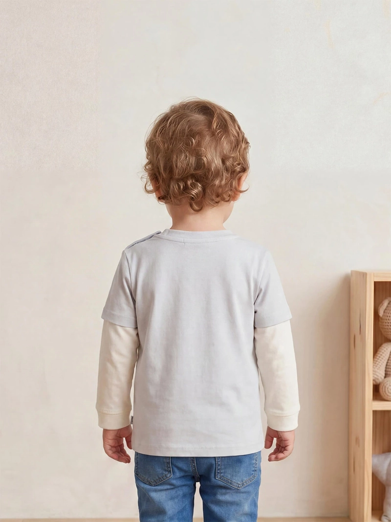 POLERA MANGA LARGA NIÑO BABY HARVEST DOBLE - 2