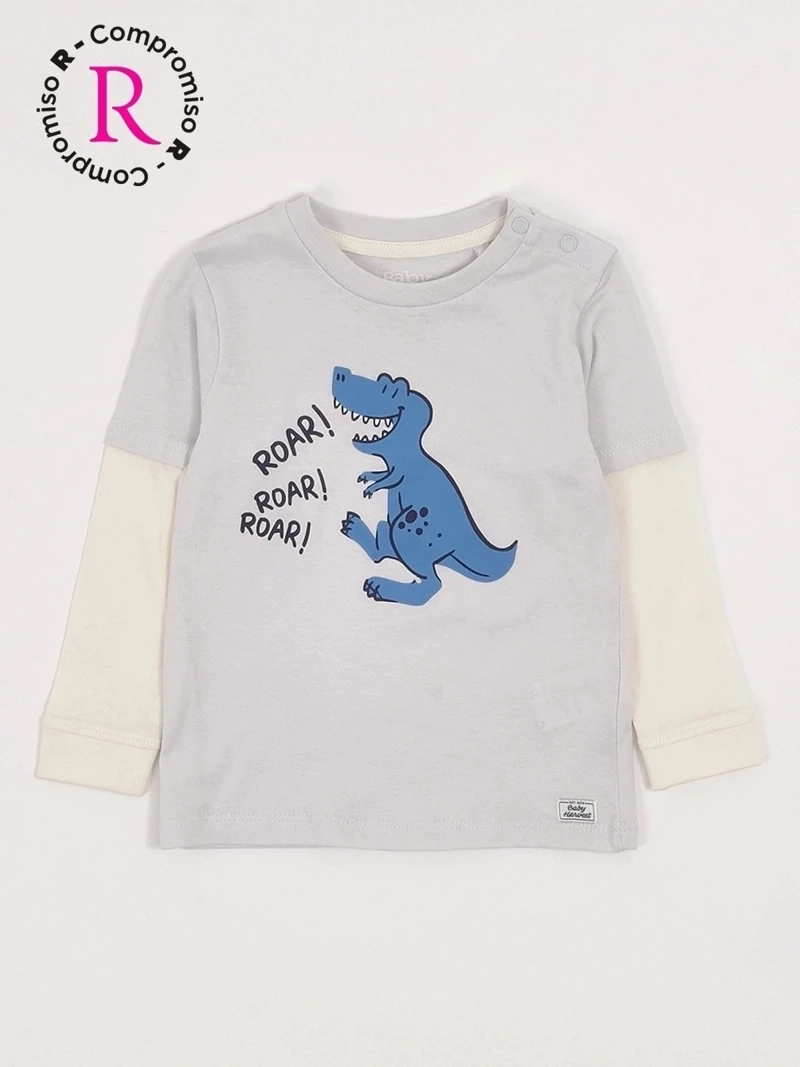 POLERA MANGA LARGA NIÑO BABY HARVEST DOBLE - 3