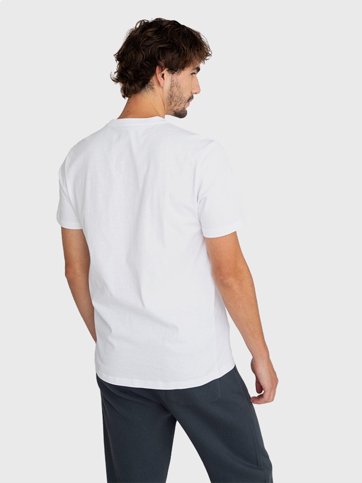 POLERA HOMBRE CONVERSE ALGODÓN CUELLO REDONDO - 2