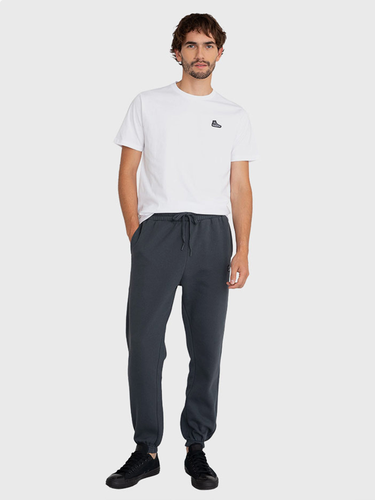POLERA HOMBRE CONVERSE ALGODÓN CUELLO REDONDO - 5