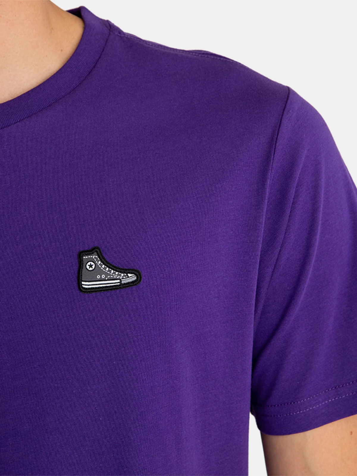 POLERA HOMBRE CONVERSE ALGODÓN CUELLO REDONDO - 4