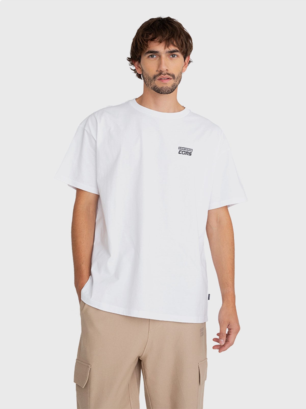 POLERA HOMBRE CONVERSE ALGODÓN MANGA CORTA - 1
