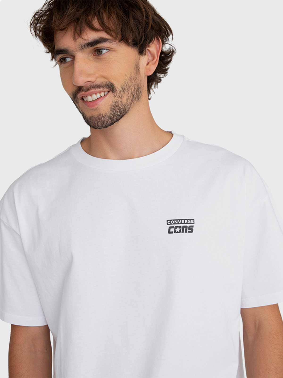 POLERA HOMBRE CONVERSE ALGODÓN MANGA CORTA - 3