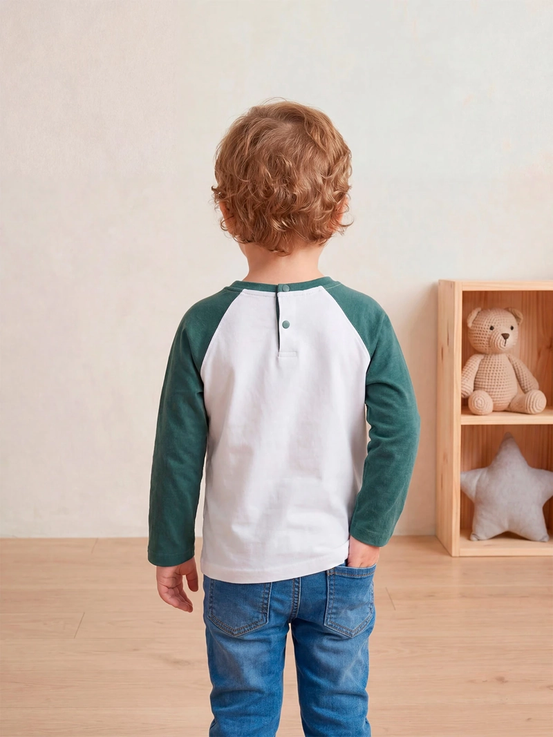 PACK X2 POLERA NIÑO BABY HARVEST ALGODÓN MANGA LARGA LISA - 2