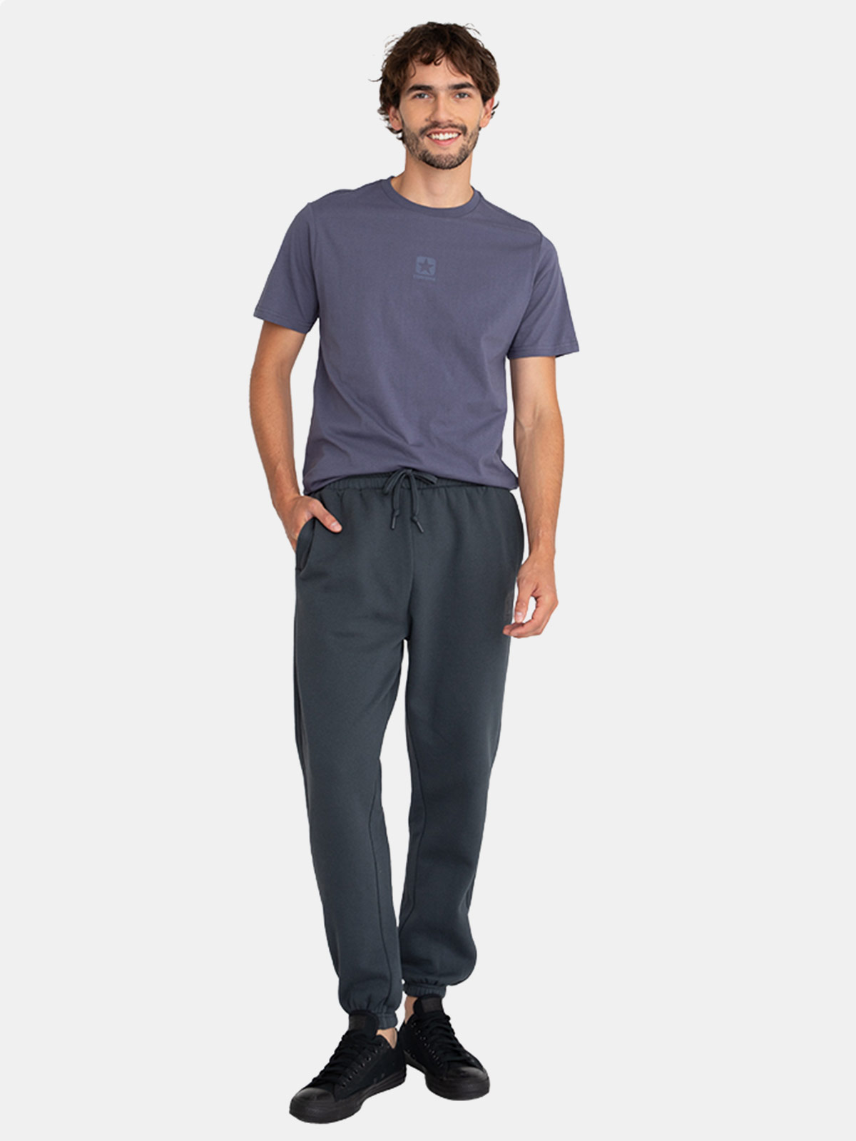 POLERA HOMBRE CONVERSE ALGODÓN MANGA CORTA - 5