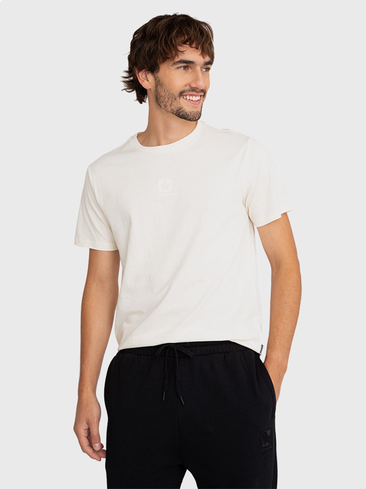 POLERA HOMBRE CONVERSE ALGODÓN MANGA CORTA - 1