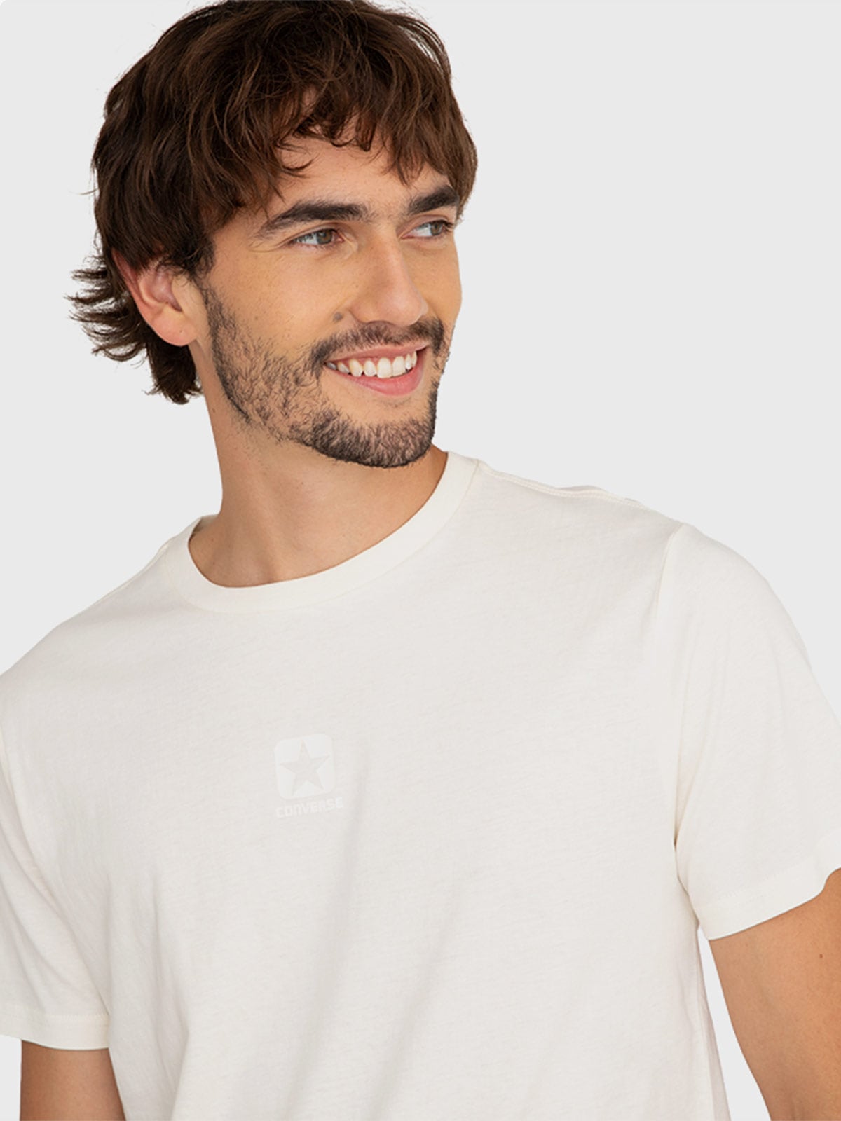 POLERA HOMBRE CONVERSE ALGODÓN MANGA CORTA - 3