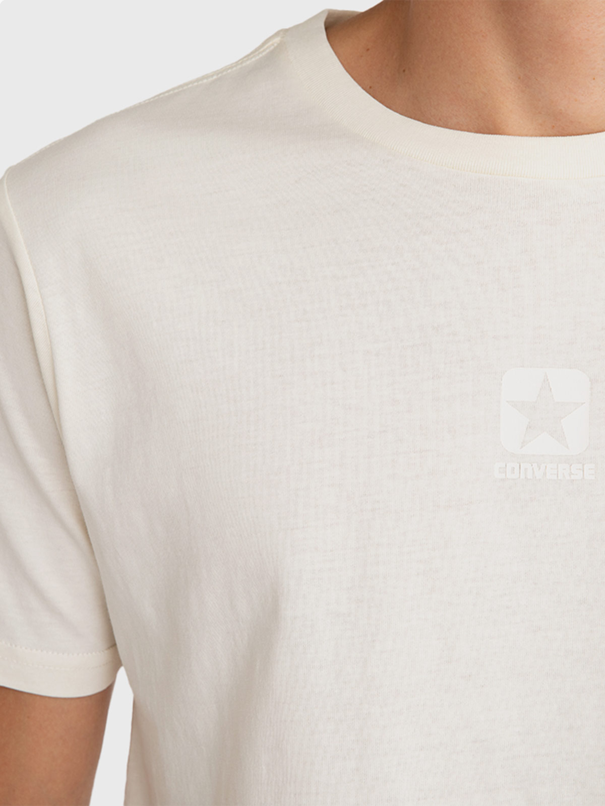 POLERA HOMBRE CONVERSE ALGODÓN MANGA CORTA - 4