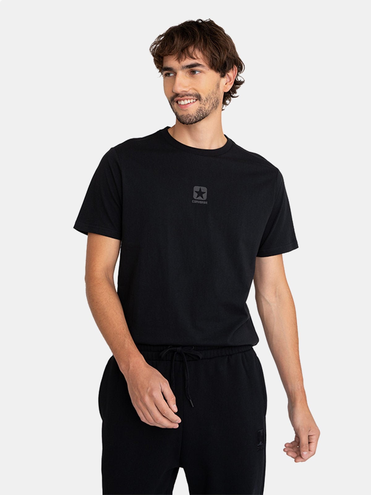 POLERA HOMBRE CONVERSE ALGODÓN MANGA CORTA - 1