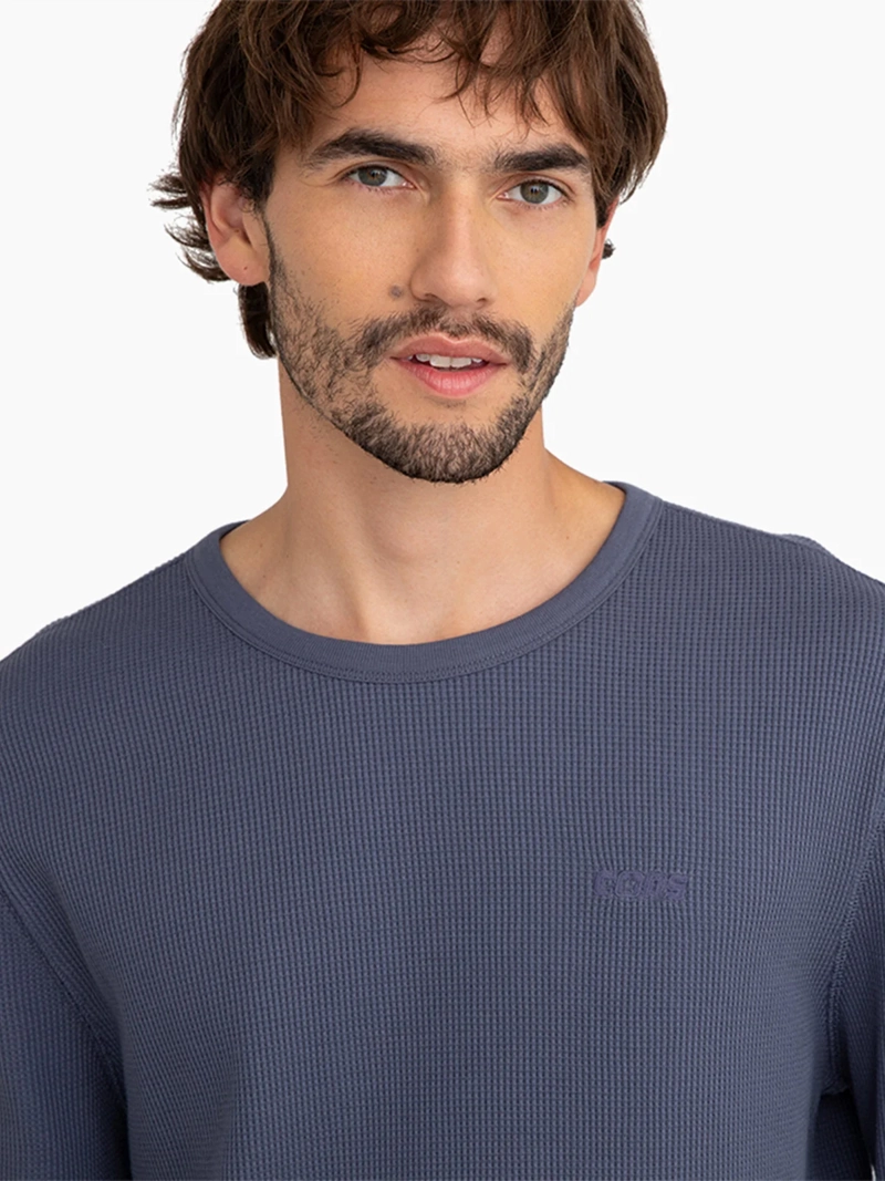 POLERA HOMBRE TOMMY HILFIGER ALGODÓN MANGA LARGA - 5
