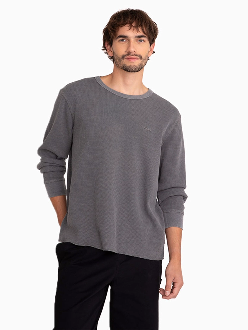 POLERA HOMBRE TOMMY HILFIGER ALGODÓN MANGA LARGA - 1